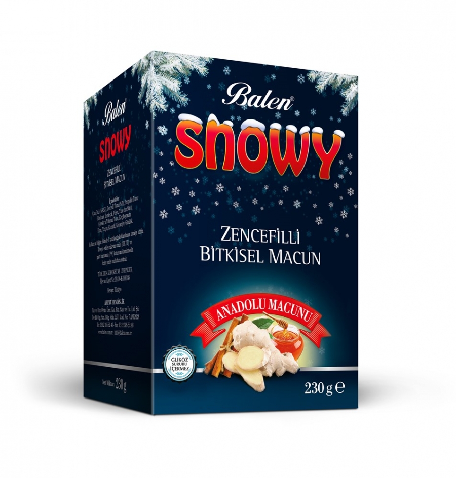 Snowy Ballı Zencefilli Macun 230 gr